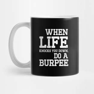 Motivation slogan for crossfit Mug